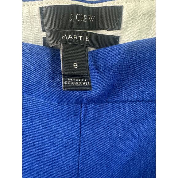 J.Crew Martie Slim Crop Pants – Royal Blue – Size 6 - Picture 5 of 7